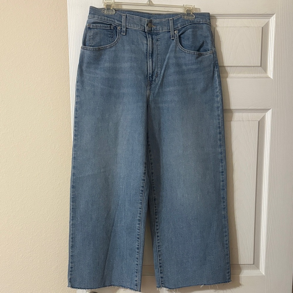 Levi Strauss & CO. Classic Blue Wide-Leg Jeans